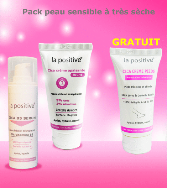 Pack peau sensible à très sèche